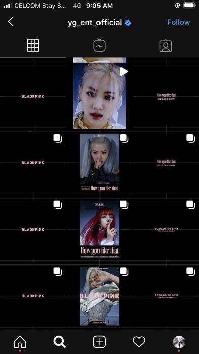 Unggahan image teaser BLACKPINK di YG Entertainment tanpa Jisoo.
