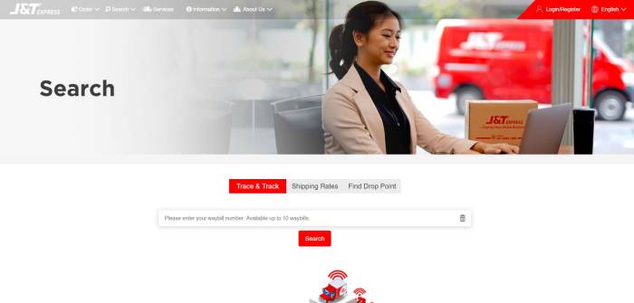 Cara Cek Resi J T Express Online Dari Website Dan Aplikasi Kwikku