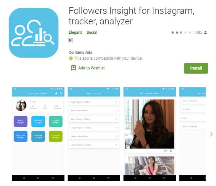 aplikasi tambah followers instagram Followers Insight for Instagram