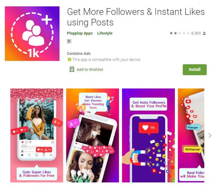aplikasi tambah followers Instagram untuk smartphone Android