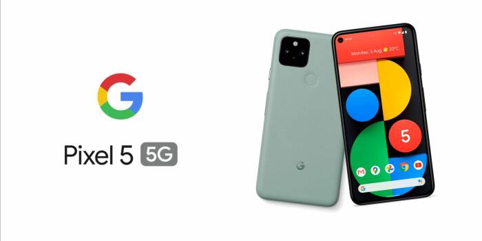 Tampilan smartphone Google Pixel 5 terbaru
