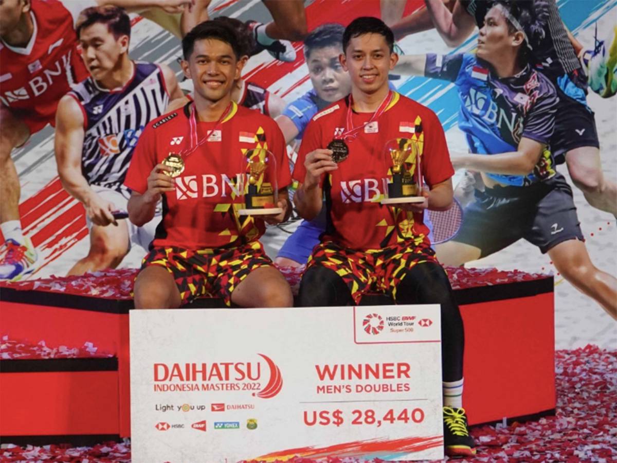 Ke Final Malaysia Open 2022 FajarRian Pecahkan Rekor