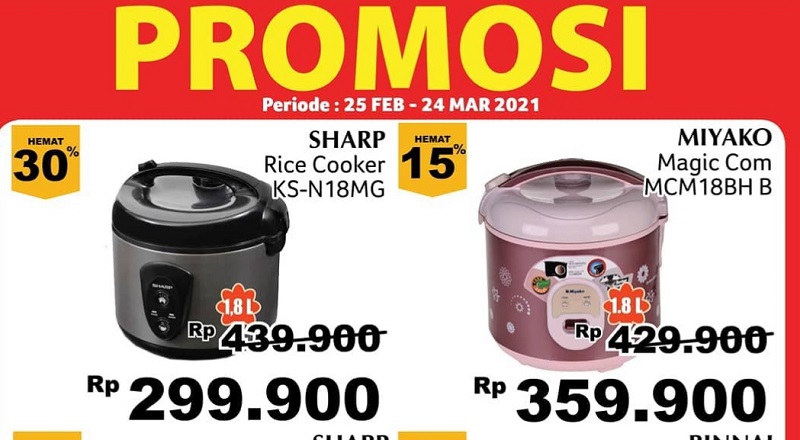 promo rice cooker di giant