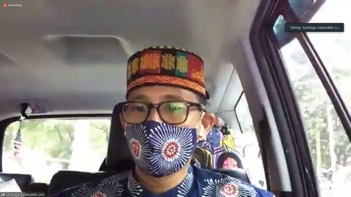 Sandiaga Uno Bicara Peluang Indonesia Pulih Usai Pandemi Covid-19