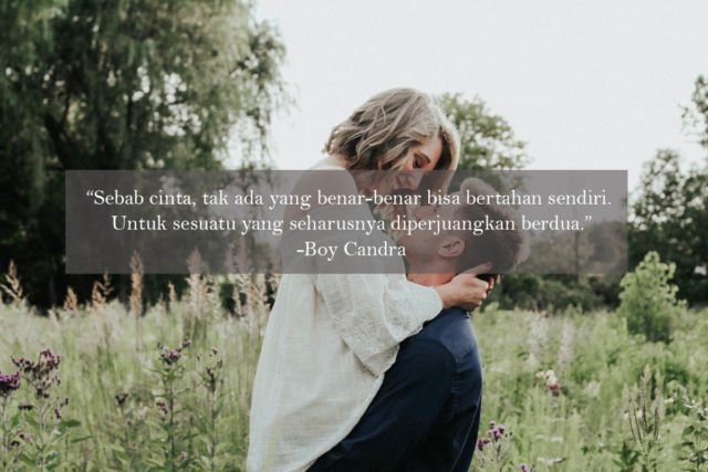 Cinta gak bisa bertahan sendiri karena cinta tentang dua hati yang menjadi satu Kwikku, Cinta gak bisa bertahan sendiri karena cinta tentang dua hati yang menjadi satu