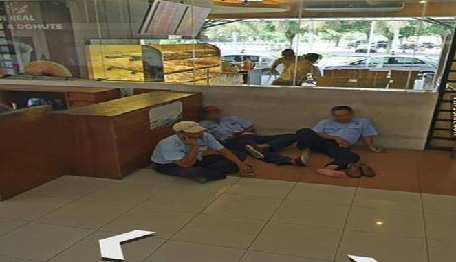 Ngasoh di jam kerja Kwikku, Ngasoh di jam kerja