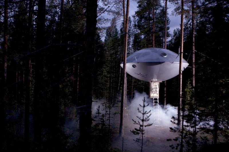 The Spaceship Tree House Swedia Kwikku, The Spaceship Tree House Swedia