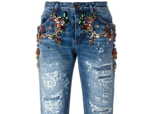 Boyfriend Fit Jeans With Jewel Rp juta Kwikku, Boyfriend Fit Jeans With Jewel Rp juta