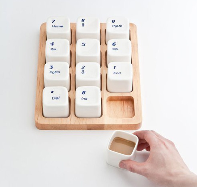 Keyboard Coffee Cup Kwikku, Keyboard Coffee Cup