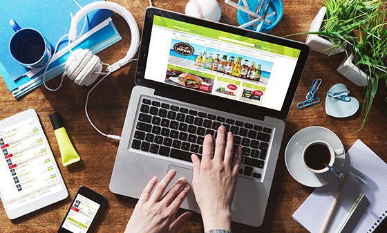 Online shop Kwikku, Online shop