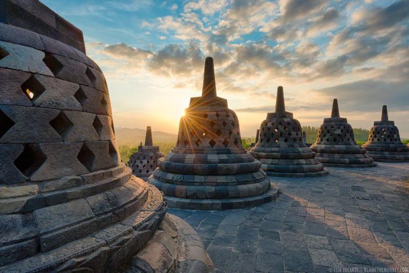 Kwikku, Salah satu kebanggaan Indonesia Candi Borobudur yang dibangun sejak  M