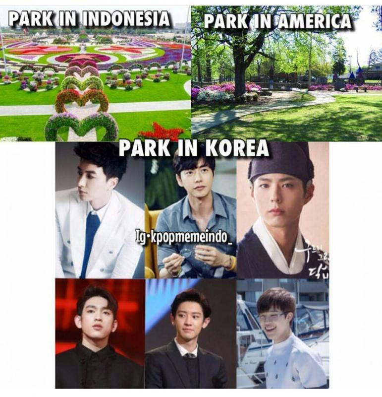 Di Korea Park itu nama orang di belahan dunia manapun Park itu taman Kwikku, Di Korea Park itu nama orang di belahan dunia manapun Park itu taman