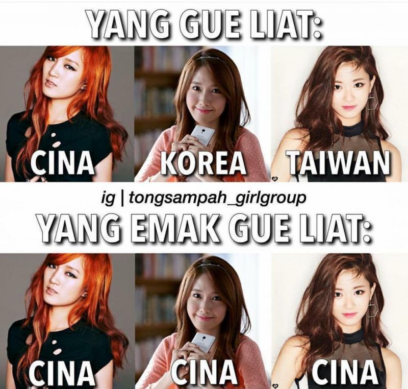 Pokoknya yang punya kulit putih dan mata sipit orang Cina Kwikku, Pokoknya yang punya kulit putih dan mata sipit orang Cina