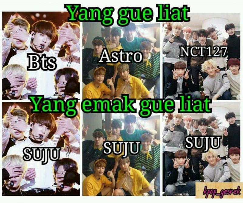 Semua nama idol group Suju Kwikku, Semua nama idol group Suju