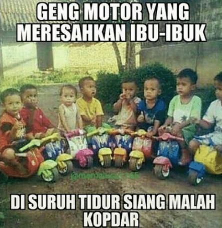 Siang itu waktunya kopdar bukan malah tidur siang mak Ah gak gaul amat yak Kwikku, Siang itu waktunya kopdar bukan malah tidur siang mak Ah gak gaul amat yak