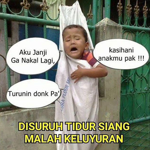 Aku janji gak akan nakal lagi pak Kwikku, Aku janji gak akan nakal lagi pak
