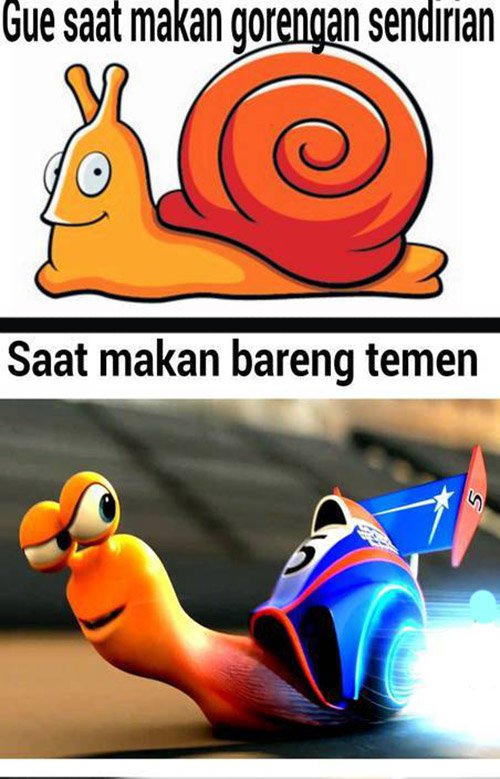 Kalau makan gorengan jangan cobacoba diganggu Kwikku, Kalau makan gorengan jangan cobacoba diganggu