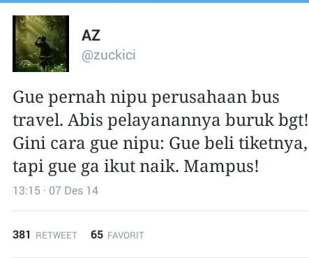 Ini sih namanya kamunya yang rugi bang Kwikku, Ini sih namanya kamunya yang rugi bang