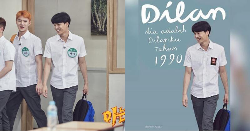 Kebayang nggak kalau si Kai EXO jadi Dilan Asli kreatif banget nih netizen bisa ngedit gini Kwikku, Kebayang nggak kalau si Kai EXO jadi Dilan Asli kreatif banget nih netizen bisa ngedit gini