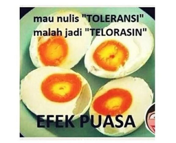 Bahkan ketika ngetik TOLERANSI pun jadi TELOR ASIN Tinggal dibolakbalik saja hurufnya Kwikku, Bahkan ketika ngetik TOLERANSI pun jadi TELOR ASIN Tinggal dibolakbalik saja hurufnya