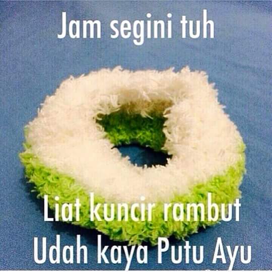 Hampir saja dimakan nih kuncir rambut Abisnya mirip banget sama putu ayu Kwikku, Hampir saja dimakan nih kuncir rambut Abisnya mirip banget sama putu ayu