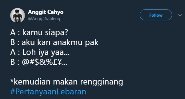 Kebanyakan nanya sampai anak sendiri lupa Kwikku, Kebanyakan nanya sampai anak sendiri lupa
