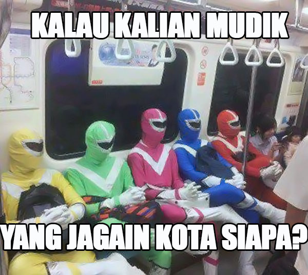 Power Rangersnya libur dulu lah ya kan Lebaran Kwikku, Power Rangersnya libur dulu lah ya kan Lebaran