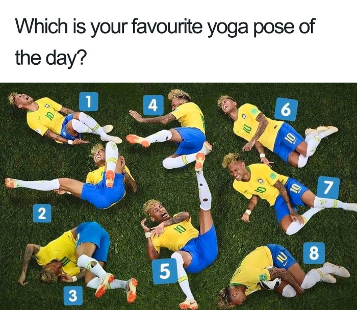 Kwikku, Pose yoga paling gampang sejagat raya Dipilihpilih