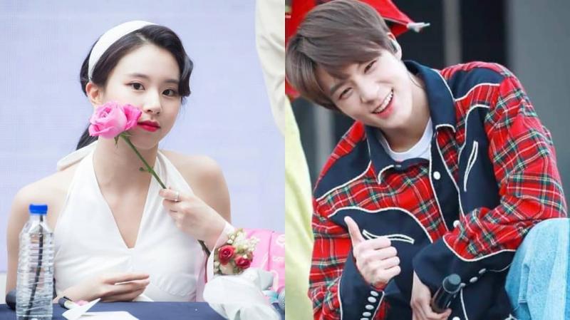 Chaeyoung TWICE dan Jeno NCT DREAM April Kwikku, Chaeyoung TWICE dan Jeno NCT DREAM April