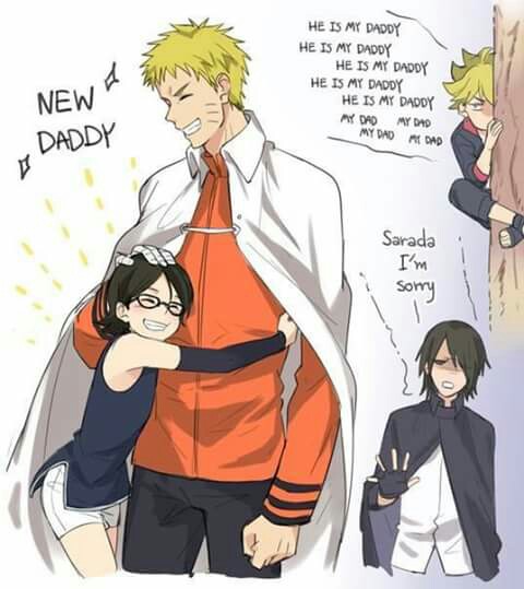 Ayahnya Sarada Kwikku, Ayahnya Sarada