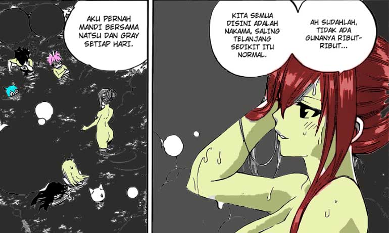 Erza tidak pernah malu untuk telanjang di depan anggota guildnya Kwikku, Erza tidak pernah malu untuk telanjang di depan anggota guildnya