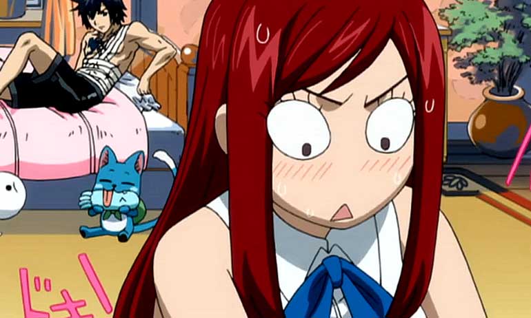 Otak Erza ternyata cukup mesum dia bahkan suka membaca novelnovel erotis Kwikku, Otak Erza ternyata cukup mesum dia bahkan suka membaca novelnovel erotis