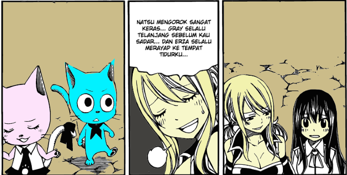 Kebiasaan tidur Erza adalah merangkak ke ranjang milik orang lain Kwikku, Kebiasaan tidur Erza adalah merangkak ke ranjang milik orang lain