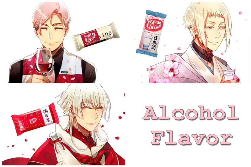 Ada pula KitKat rasa alkohol mulai dari wine yang elegan dan sake dengan cita rasa berbeda Kwikku, Ada pula KitKat rasa alkohol mulai dari wine yang elegan dan sake dengan cita rasa berbeda