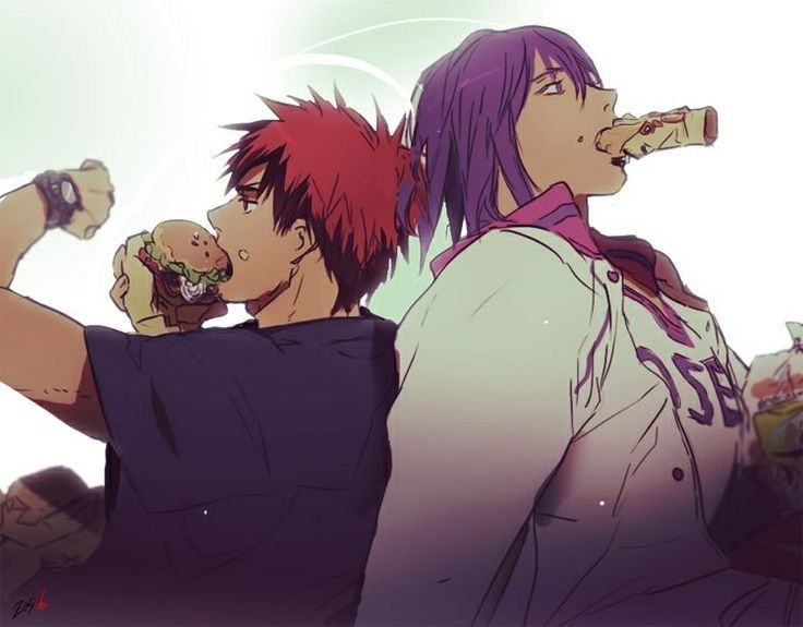Kagami Taiga dan Atsushi Murasakibara Kwikku, Kagami Taiga dan Atsushi Murasakibara