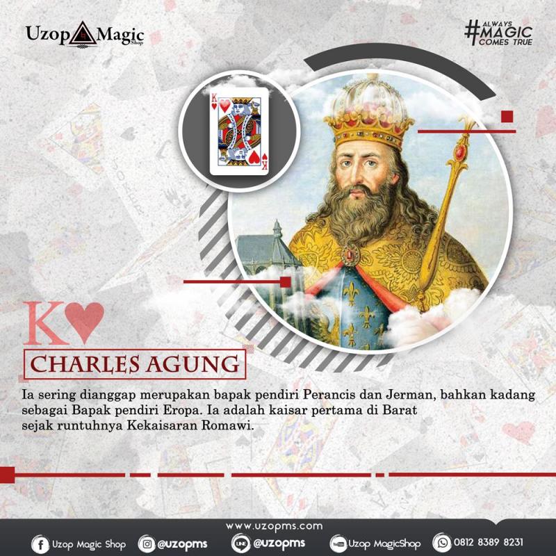Hati Heart Kaisar Charlemagne Raja Perancis Kwikku, Hati Heart Kaisar Charlemagne Raja Perancis