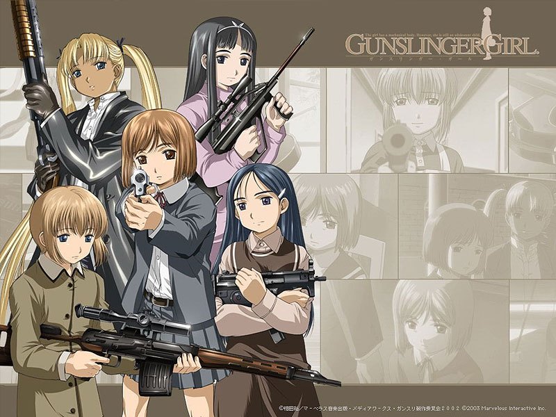 Hampir Semua Gadis di Gunslinger Girl Kwikku, Hampir Semua Gadis di Gunslinger Girl
