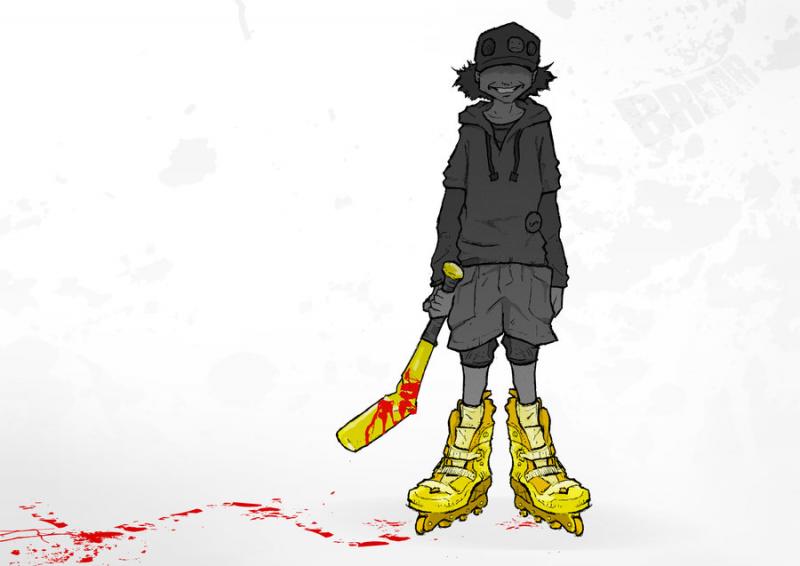 Lil Slugger dari Paranoia Agent Kwikku, Lil Slugger dari Paranoia Agent