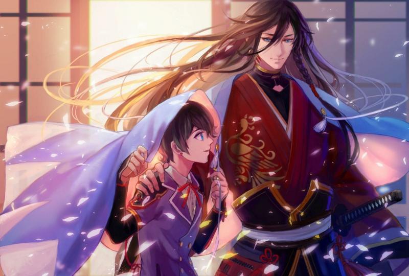 Kanesan dan Kunihiro dari Katsugeki Touken Ranbu Kwikku, Kanesan dan Kunihiro dari Katsugeki Touken Ranbu