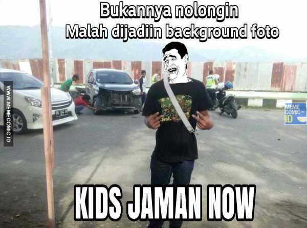 Musibah malah dijadiin ajang buat selfie Hadeuuuh Kwikku, Musibah malah dijadiin ajang buat selfie Hadeuuuh