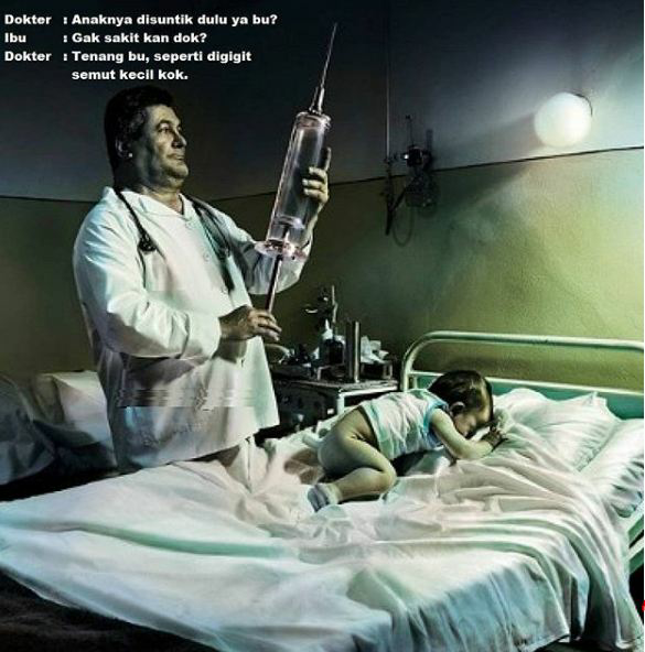 Delapan dari sepuluh balita menolak untuk di suntik oleh dokter karena alasan yang satu ini Kwikku, Delapan dari sepuluh balita menolak untuk di suntik oleh dokter karena alasan yang satu ini