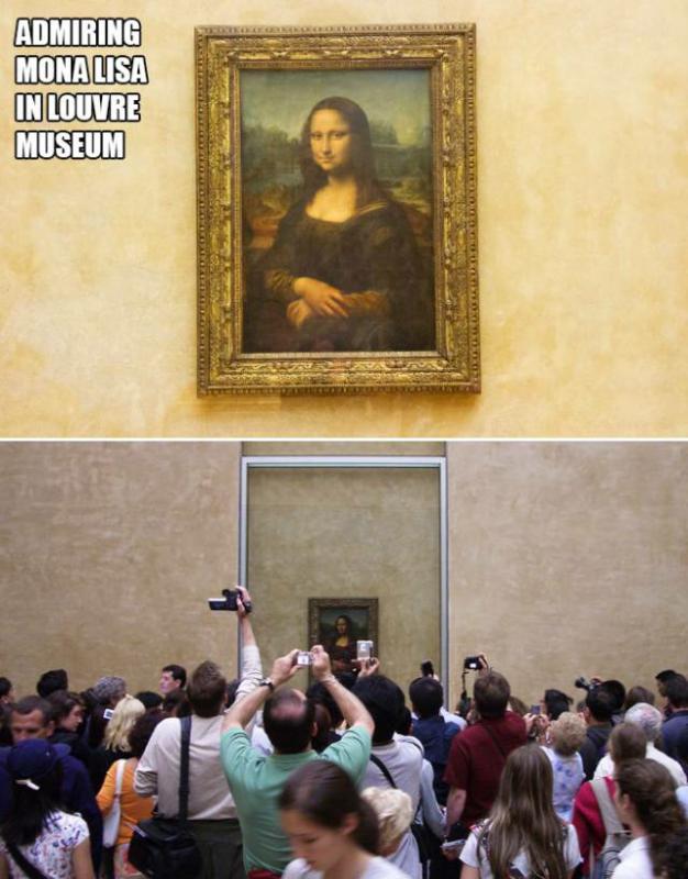 Pengen ke museum buat liat foto Monalisa Jangan berharap buat lancarlancar aja yah sesi fotonya kalo kayak gini keadaannya Kwikku, Pengen ke museum buat liat foto Monalisa Jangan berharap buat lancarlancar aja yah sesi fotonya kalo kayak gini keadaannya