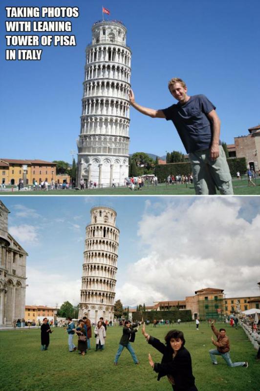 Kalo kamu beranganangan bisa pegang menara Pisa jangan senang dulu memikirkannya Kenyataannya banyak yang sama kayak kamu Hahaha Kwikku, Kalo kamu beranganangan bisa pegang menara Pisa jangan senang dulu memikirkannya Kenyataannya banyak yang sama kayak kamu Hahaha