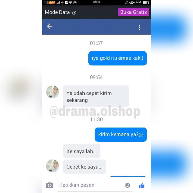 Yaelah kalo mau beli online udah jelas harus ngasih alamat untuk pengiriman bukan di tranfer lewat inbox wakakak Kwikku, Yaelah kalo mau beli online udah jelas harus ngasih alamat untuk pengiriman bukan di tranfer lewat inbox wakakak