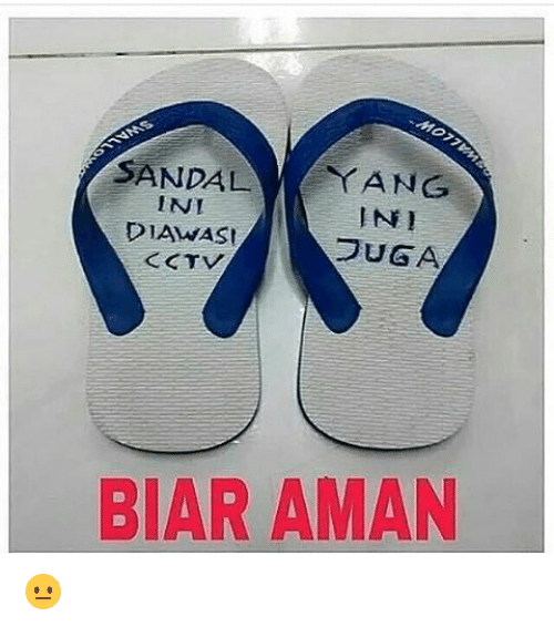 Lengkapilah penjagaan sendal jepit kesayangan kalian dengan pengawasan CCTV Di jamin aman dan tentram Kwikku, Lengkapilah penjagaan sendal jepit kesayangan kalian dengan pengawasan CCTV Di jamin aman dan tentram