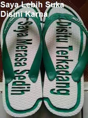 Menaruh ciri tertentu pada sandal anda akan memudahkan pencarian polisi dalam menindak lanjuti proses kriminalisasi sendal jepit Kwikku, Menaruh ciri tertentu pada sandal anda akan memudahkan pencarian polisi dalam menindak lanjuti proses kriminalisasi sendal jepit