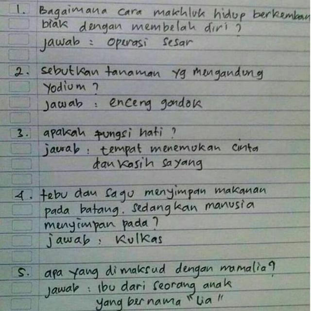 Semua jawaban ini semuanya benar tetapi sekaligus juga semuanya salah Kwikku, Semua jawaban ini semuanya benar tetapi sekaligus juga semuanya salah