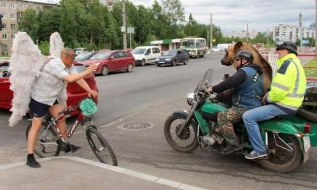 yang di sebelah kiri ada malaikat tua dan yang di sebelah kanan ada orang naik motor bersama seekor beruang Ada yang bisa menjelaskan Kwikku, yang di sebelah kiri ada malaikat tua dan yang di sebelah kanan ada orang naik motor bersama seekor beruang Ada yang bisa menjelaskan