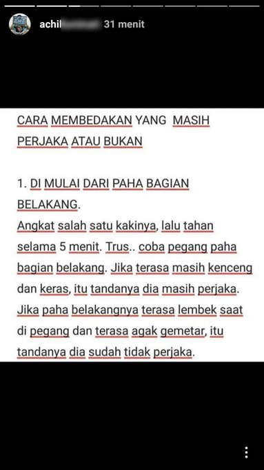 Pengamatan di mulai pada lokasi fisik tertentu yaitu paha bagian belakang Kwikku, Pengamatan di mulai pada lokasi fisik tertentu yaitu paha bagian belakang