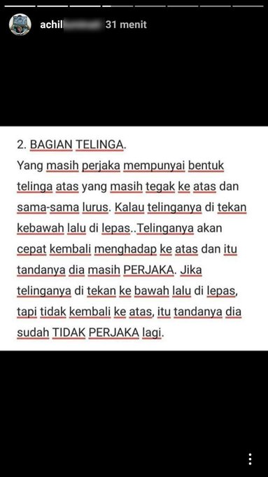 Setelah itu kalian juga bisa memeriksanya pada organ tubuh bagian kepala yaitu telinga Kwikku, Setelah itu kalian juga bisa memeriksanya pada organ tubuh bagian kepala yaitu telinga